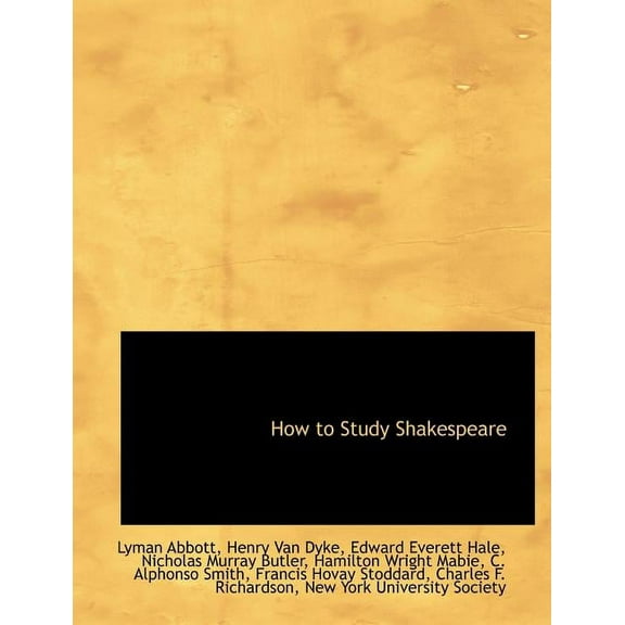 How to Study Shakespeare (Paperback)