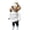White, variant on Little Girls Winter Coat with Faux Fur Collar Thicken Puffer Jacket Removable Hood Toddler Baby Padded Down Coat