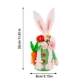 thumbnail image 2 of Easter Decorations Easter Bunny Gnomes Decorations for Home Indoor Tiered Tray Desk Easter Spring Easter Rabbit Centerpiece Table Decorations Funny Easter, 2 of 6