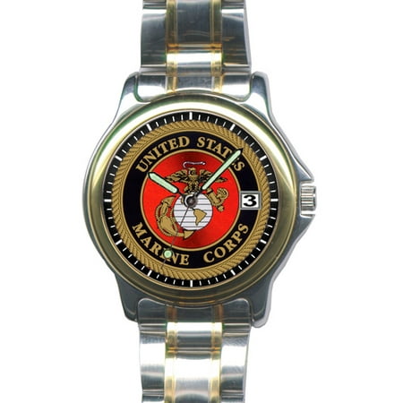 US Marines Slim Steel Watch