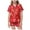 Z5-Red, variant on YUEHUA Girls Satin Pajamas Set, Valentine's Day Silk Button-Down Heart Print Sleepwear 2 Piece Nightwear 3 - 14 Years