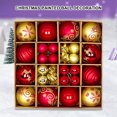 thumbnail image 5 of Adornos De Bolas Colgantes 44 Uds. Adornos de bolas, decoración ligera de bolas navideñas para decoración de fiestas navideñas, 5 of 5