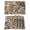 Brown, variant on Cobblestones Placemats Set of 4, Gravel Rock Natural Stones Pattern Art Placemats for Dining Table, Place Mats for Kitchen Tabletop, Waterproof Wipeable Dining Table Mats Set