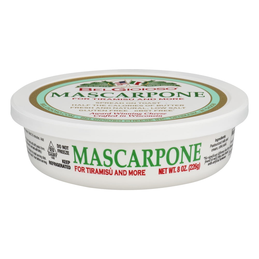 BelGioioso Mascarpone Cream Cheese Spread, 8.0 OZ by BelGioioso Cheese Inc