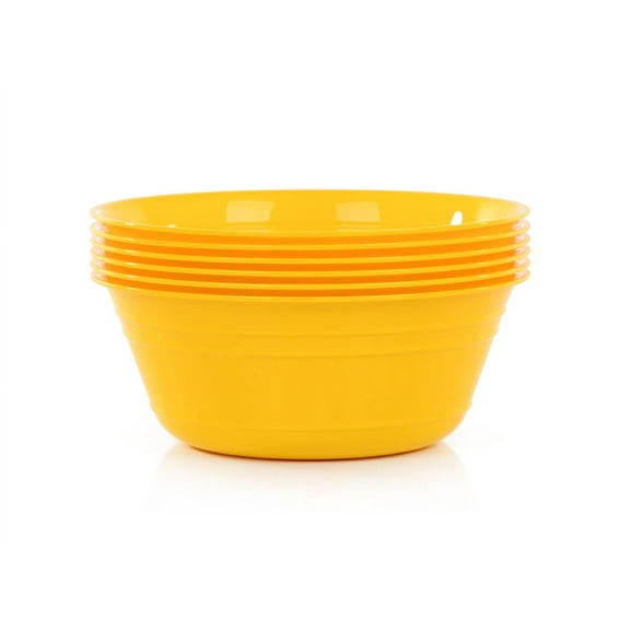 Mintra Home - (04741) Snack Bowl Medium Yellow 6 Pack