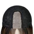 thumbnail image 3 of Wig with Bangs, Wigs for Women, Front Lace Wig Female Wigs Long Straight Chemical Fiber Wig, 3 of 9