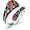 Cardinal, variant on Spoon Ring for Women 925 Sterling Silver Spoon Rings Adjustable Oxidized Vintage Thumb Rings Sunflower Hummingbird Butterfly Bee Cardinal Jewelry Gifts for Women Men