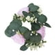 thumbnail image 2 of Anillo de vela, coronas de hojas de eucalipto artificiales, minicandelabro, regalos, decoración del hogar, corona de granja verde para granja Rosa, 2 of 9