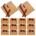 thumbnail image 4 of Retro Kraft Paper Envelopes Coffee Rectangular Vintage Style 50Pcs 6.7X6.5X0.04In, 4 of 8