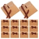 thumbnail image 4 of 50 sobres de papel kraft retro con cintas para tarjetas de felicitación, invitaciones y regalos navideños Bolsas de embalaje de estilo vintage para ocasiones especiales Café, 4 of 7
