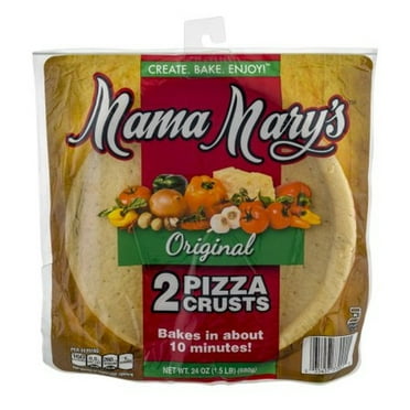 Mama Mary'sâ¢ Original Pizza Crusts 2 Ct Pack (Pack of 12)