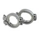 thumbnail image 4 of Abrazadera De Brida De 2 Uds., Abrazadera De Válvula De Escape De Coche De Acero Inoxidable, Kit De Brida De Banda En V Fácil De Usar Para Accesorios De Repuesto De Vehículos Scienceny VI004040-00, 4 of 7