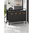 thumbnail image 6 of LEDREM 4-Section Laundry Sorter with Wheels, 52.8 Gallon Rolling Hamper with Removable Bags for Laundry Room and Bedroom, Ink Black, 6 of 6