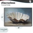 thumbnail image 5 of Stupell Industries Traditional Neutral Beach Seashell Black Framed Giclee Art, 18 x 12, by Petals Prints Design, 5 of 9