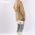thumbnail image 4 of Wrangler Small Crossbody Wallet Purses RFID Trendy Purses for Women with Adjustable Straps, Beige, 4 of 7