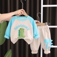 thumbnail image 2 of UAYOTSE Unisex Baby Cute Print Sweatshirt Pants Set Kids 3 6 12 18 Months 2T 3T 4T 5T 6T Fit Spring Winter Outfit Size 4-5 Years, 2 of 9