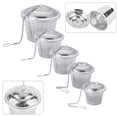 thumbnail image 3 of 3.15" Stainless Steel Tea Strainer Infuser Tea ball, Small Holes Mesh Filter for Soup, Tea, Braised Meat, Loose Leaf Tea and Cooking, 3 of 6