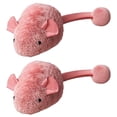 thumbnail image 1 of Interactive Plush Mouse Cat Toy with Night Fluorescence Simulation Mouse, 1 of 7