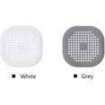 thumbnail image 5 of 2PCS Drain Hair Catcher, Silicone Square Shower Drain Cover, Flat Silicone Plug for Bathroom and Kitchen with Suction Cups, Filter Shower Drain Protection Flat Strainer Stopper (Gray), 5 of 5