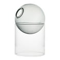 thumbnail image 4 of GUOOL Transparent Glass Hydroponic Vase Decor Flowerpot Terrarium Desk Vase Flower Pot Gray Tall, 4 of 9