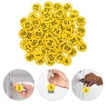 thumbnail image 2 of 100pcs Numbered Plastic Key Tags With Holes For Locker Storage Circular Number Labels Keychain Identification Durable Plastic Number Discs For Daily Use, 2 of 9