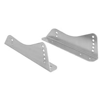 JEGS 70227 Aluminum Seat Mounting Brackets Height and Tilt Adjustment 6 H x 13.5