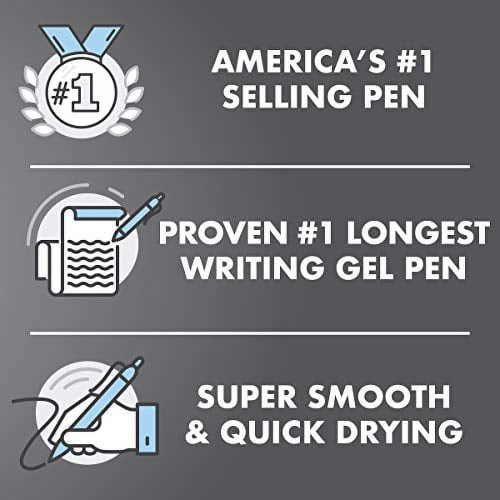 Pilot G2 Premium Retractable Gel Pens, 1.00 mm Bold Point, Black Ink, 48 Count