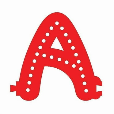 Smart LED Letter A - RED