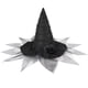 thumbnail image 1 of Sombrero de bruja de estilo barroco gótico negro para adultos, 1 of 2