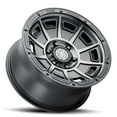 thumbnail image 2 of ICON Alloys Victory, Smoked Satin Black, 17 x 8.5 /6 x 5.5, 0mm Offset, 4.75" BS, 2 of 2