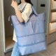 thumbnail image 1 of Bolsa de viaje grande, bolsa de gimnasio expandible, maleta de mano para mujer con funda para trolley y bolsillo impermeable, bolsa de lona de viaje., 1 of 7