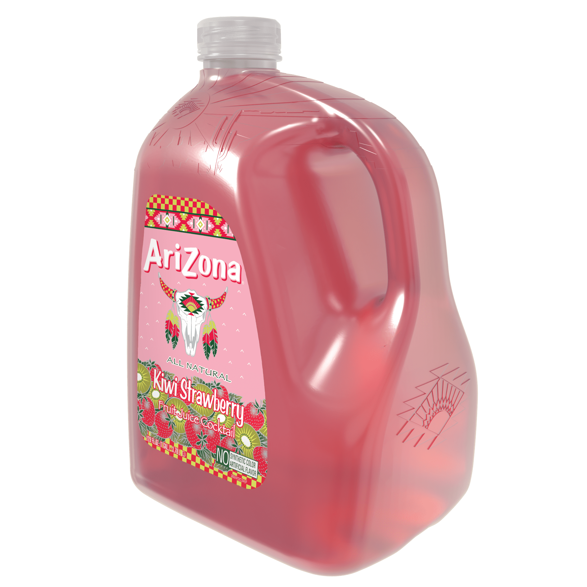 (4 pack) AriZona Kiwi Strawberry Juice Cocktail - 128 fl oz Gallon