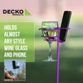 thumbnail image 2 of Soporte para teléfono y copa de vino Decko 30280, paquete de 4, 2 of 4