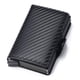 thumbnail image 1 of Tarjetero, Tarjetero para hombre, Tarjetero delgado con bolsillo frontal, antirrobo, automático, con apertura automática, billeteras finas de viaje para hombre, 1 of 5