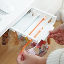 REOFLYUP Refrigerator Door Organizers Fridge Organizer White Adjustable 1Set