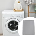 thumbnail image 4 of Luzkey Washer and Cover for The Top Washing Machine Storage Pad Reusable Spare Parts Universal Fit Protector Mat for Laundry Kitchen gray 60x50cm, 4 of 8