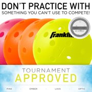 Franklin Sports Half Court Size Pickleball Net by Franklin Pickleball - Includes 10ft Net, (2) Paddles, and (2) X-40 USA Pickleball Approved Pickleballs