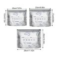 thumbnail image 3 of Lttoisl Lot de 10 Sacs de Rangement Alimentaires Réutilisables en Papier D\'aluminium - Pochettes Autoportantes Hermétiques à Fermeture Éclair, Compatibles Congélateur et Antibactériennes pour l'Organisation de la Cuisine, les Voyages et l'Extérieur (Tailles P/M/G), 3 of 8