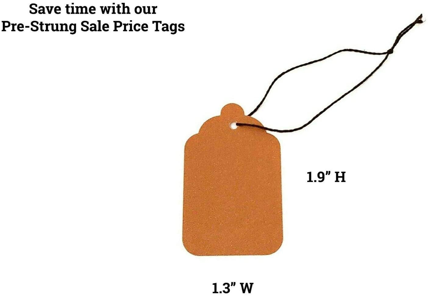 Jewelry Tags With Brown String