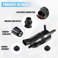 thumbnail image 3 of Bomba de Motor de Lavaparabrisas con Manguito para Buick Regal 2002-2003 para Buick Century 1998-1999, 3 of 6