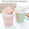 thumbnail image 5 of Desktop Trash Can Lid Garbage Bin Desktop Bedside Plastic Waste Basket For Home Living Room Office Supplies Durable pink, 5 of 9