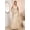 Champagne, variant on Women's Adora Design 3179 Strapless Corset Glitter Mermaid Long Prom 2026 Dress Champagne Goldish Beige Size L