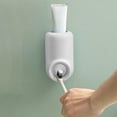 thumbnail image 1 of SMihono Closet Organizers and Storage for Clothes Automatic Toothpaste Squeezer Wall-mounted Home Squeezer Set Punch-free Toilet Toothbrush Toothpaste Rack Storage Trunks and Bag, 1 of 4