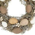 thumbnail image 4 of Northlight Neutral Earth Tones Small Speckled Egg Easter Twig Artificial Wreath - 12", 4 of 5
