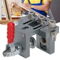 thumbnail image 4 of Pocket Hole Jig Kit 3 In 1 Woodworking Drilling Locator Quick Clamping Hole Punch Locator Tool Set, 4 of 8