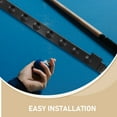 thumbnail image 2 of QIDITONG Wood Pool Cue Rack, Roman Style Wall Mounted Billiard Cue Holder Complete With Billiard Accessories For Home Or Club Use, 2 of 5