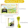 thumbnail image 2 of 50Pcs Easter You've been Ducked Cards Duck Tags Card Duck Egg Grass Rectangle Duck Jeep Tags Ducking DIY Jeep Duck Card with Hole and Twine for Rubber Duck Jeeps Car Decor Gift 3.5x2Inch, 2 of 9