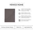 thumbnail image 4 of 100% Cotton Fitted Sheet Only - Deep Pocket up to 16inch - All-Around Elastic - T-Shirt Fabric Jersey Knit - Extra Soft - Easy Fit - All Season - Comfy, 4 of 4