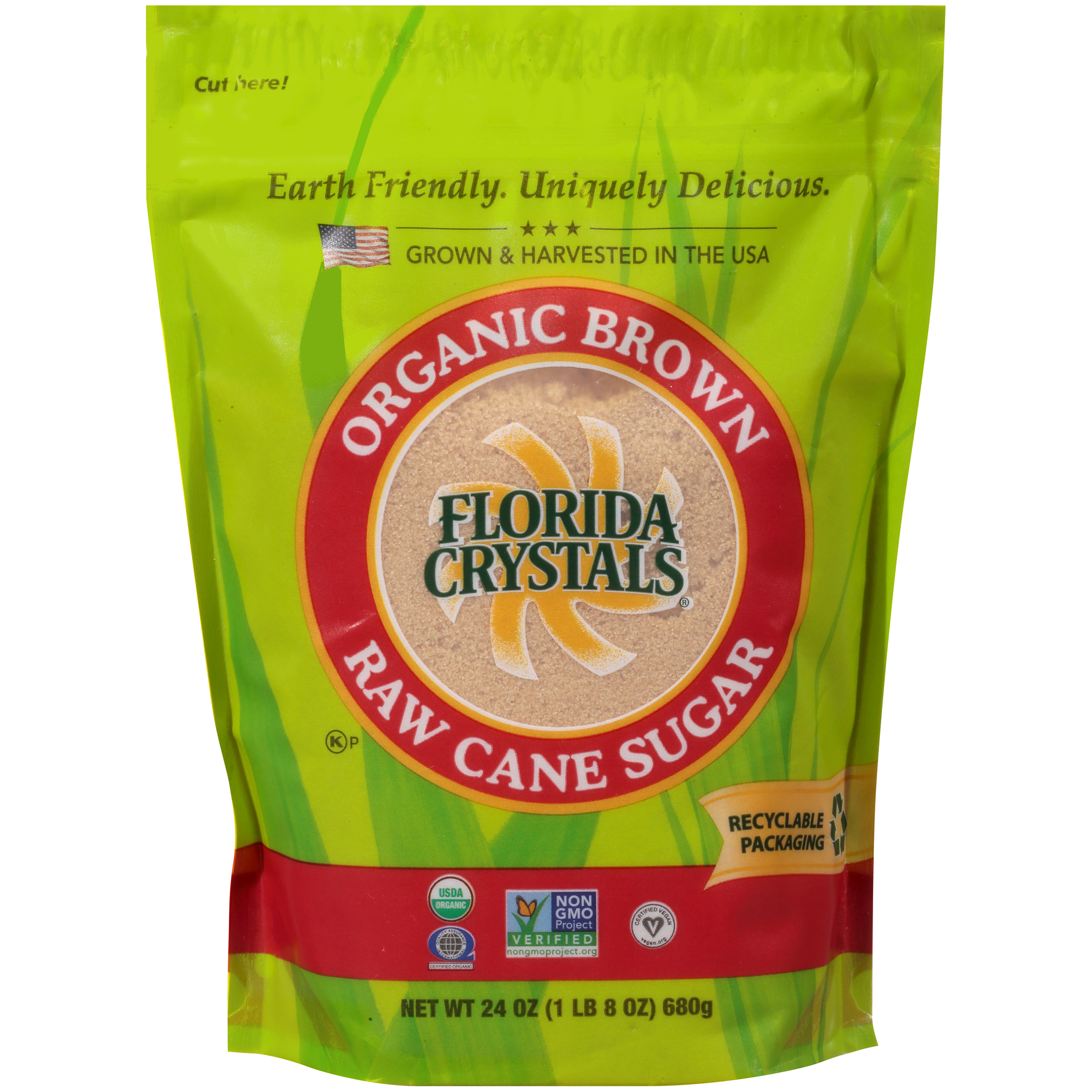 Florida Crystals Organic Brown Sugar 24 Oz.