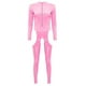 thumbnail image 3 of Mono de látex sexy para mujer, traje de gato, lencería de aspecto mojado, de cuero, sin mangas, con entrepierna abierta, ropa de club para fiestas de pole rave, 3 of 5